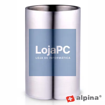 Balde Refrigerador de Garrafas Ø12cm Inox ALPINA