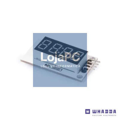 Visor de 4 Dígitos Com Módulo Controlador WHADDA