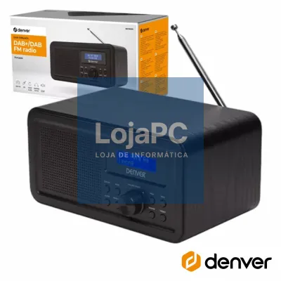 Rádio Portátil C/ Despertador FM/AUX DENVER