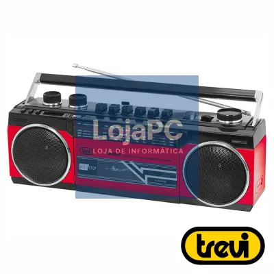 Rádio MP3 C/ Leitor Cassete MW/FM/SW1-2 Bluetooth TREVI