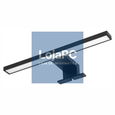 Candeeiro LED 5W 320lm 300mm 4000K Preto ADVITI