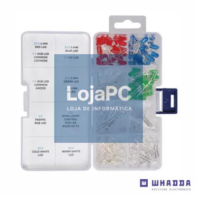 Conjunto de 130 LEDS Várias Cores WHADDA