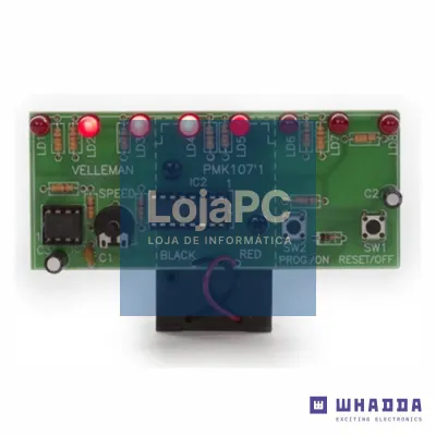 Kit Placa De LEDS Programados C/ Efeitos WHADDA