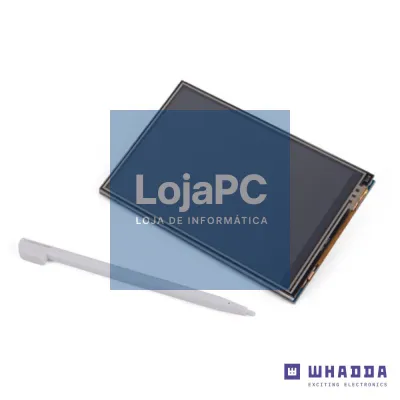 Ecrã táctil 3.5" 320x480 Para Raspberry Pi WHADDA