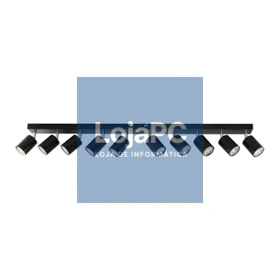 Candeeiro LED Teto/Parede 10x50W IP20 Preto ADVITI