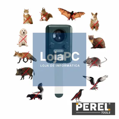 Repelente Animais 65m2 P/ Ultra-Sons A Energia Solar PEREL