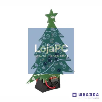 Kit Árvore de Natal C/ LEDS Azuis WHADDA