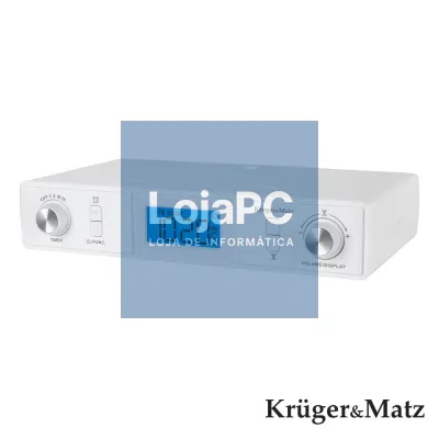 Relógio Despertador FM e Bluetooth V2.1+EDR  KRUGER MATZ