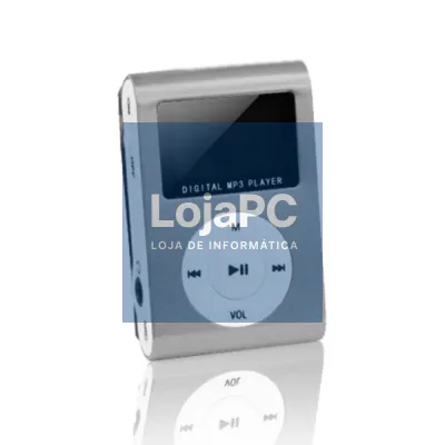 Leitor Mp3 C/ Rádio SD Mic Lcd Auscultadores