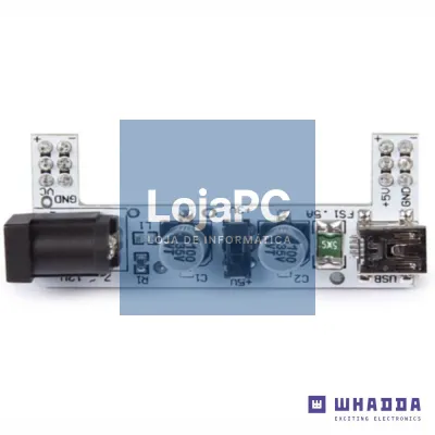 Módulo de Alimentação P/ Breadboards 3.3V/5V + USB 500mA