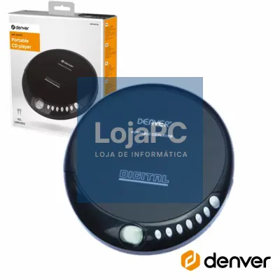 LEITOR DE CD PORTÁTIL DISCMAN DENVER