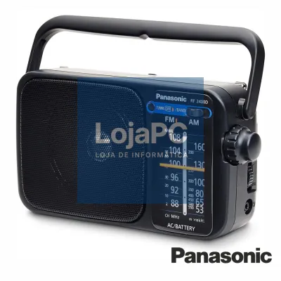 Rádio Portátil AM/FM A Pilhas PANASONIC