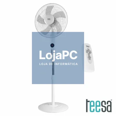 Ventoinha de Pé Ø43cm C/ Comando e Temporizador TEESA