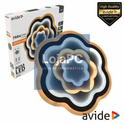 Candeeiro Teto/Parede LED 90W 3000K-4000K-6400K AVIDE