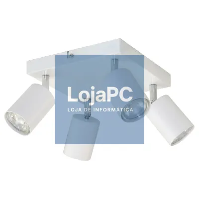 Candeeiro LED Teto/Parede 4x50W 140mm Branco ADVITI