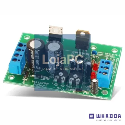 Kit de Montagem Fonte Alimentação Simétrica 1.2-24V 2x1A