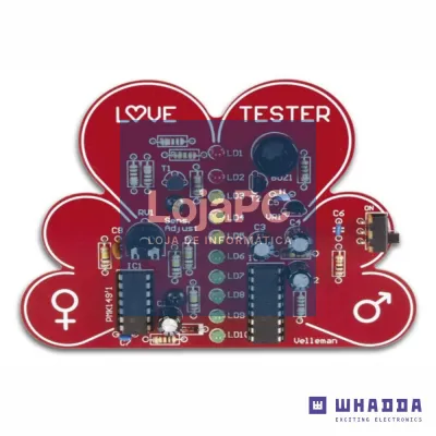 Mini Kit Teste de Amor Com LEDs E Sinal Sonoro WHADDA