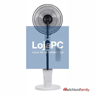 Ventilador de Pé C/ Nebulizador 80W Ø40cm MFAMILY