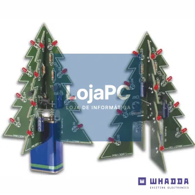 Mini Kit de Montagem Árvore de Natal 3D WHADDA