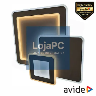 Candeeiro Teto/Parede LED 93W 3000K-4000K-6400K AVIDE