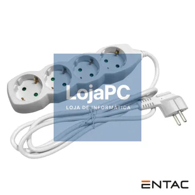 Tomada Elétrica C/ 4 Saídas 1.5m Entac