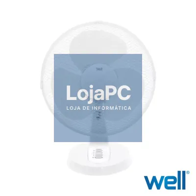 Ventoinha De Mesa Ø30cm 40W Branco WELL