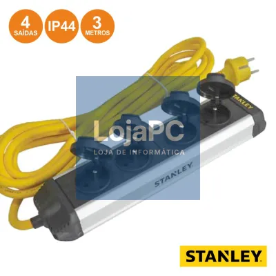 TOMADA ELÉTRICA C/ 4 SAÍDAS 1.5M IP44 STANLEY