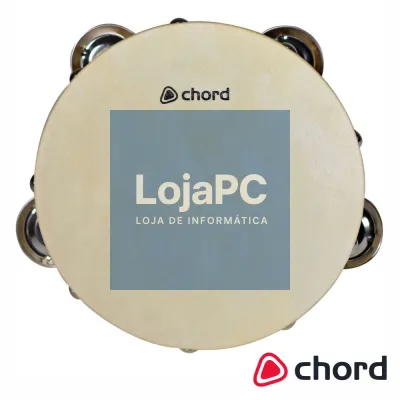 Pandeireta C/ Pele 15cm CHORD