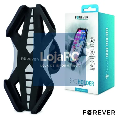 SUPORTE TELEMÓVEL 4"A 6" P/ MOTOS E BICICLETAS CINZA FOREVER