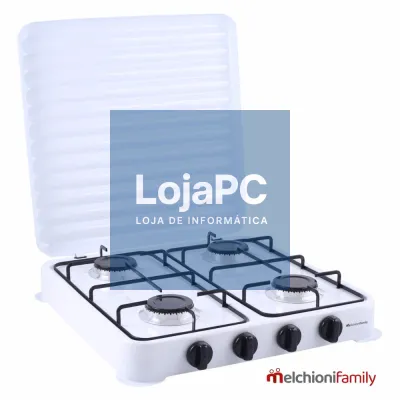 Fogão Gás Com 4 Queimadores Branco MelchioniFamily