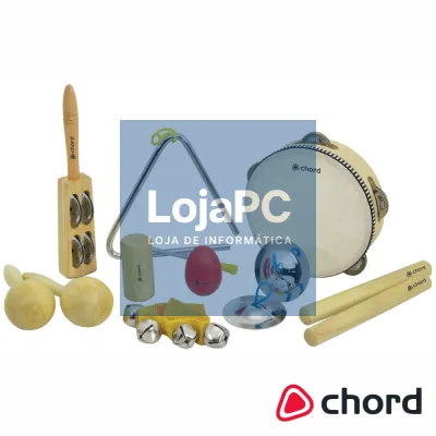 Conjunto De Percussão 9 Instrumentos CHORD