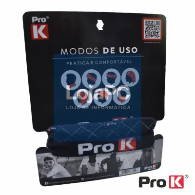 Bandana Multifunções Preta PROK