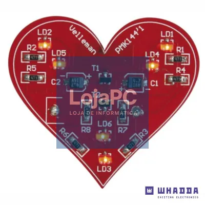 Kit Coração Intermitente SMD WHADDA