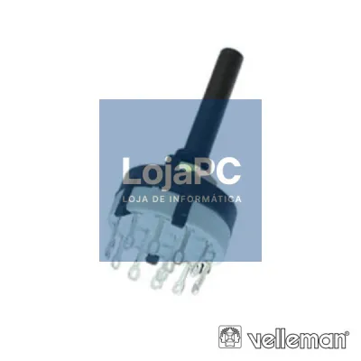 COMUTADOR ROTATIVO 4P C/ 3 POSIÇÕES CONEXÕES DE SOLDADURA