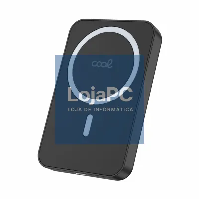 Universal External Battery MAGNETIC Power Bank Qi 5000 mAh COOL Black