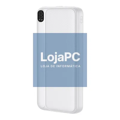 Universal External Battery Power Bank 10.000 mAh (Type-C / Lightning) COOL Grip White