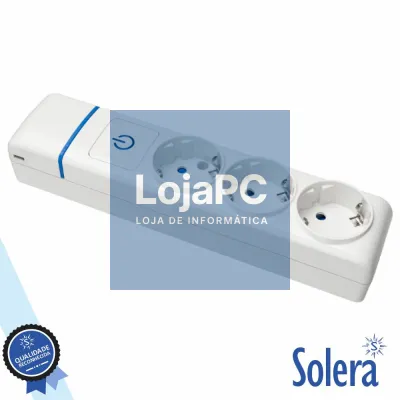 Extensão Elétrica 3x Schuko C/ Interruptor ION SOLERA