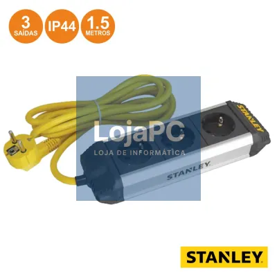 TOMADA ELÉTRICA C/ 3 SAÍDAS 1.5M IP44 STANLEY