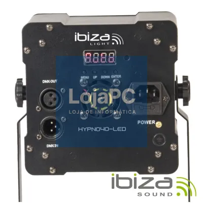 PROJETOR LUZ C/ 4 LEDS RGBW 10W PSICADÉLICO DMX IBIZA
