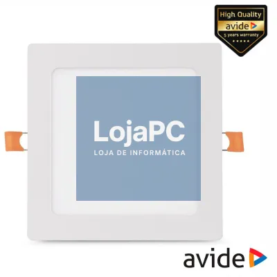 Painel LEDS Quadrado 18W 201mm CCT 1490lm AVIDE