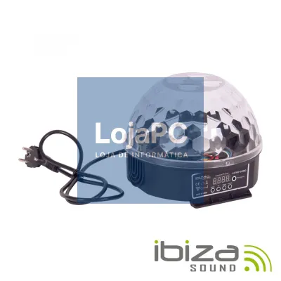 PROJETOR LUZ C/ 4 LEDS ASTRO E 4 LEDS GOBO RGBW DMX IBIZA