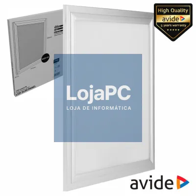 Painel LEDS Quadrado 40W 600x600mm 4000k 4000lm PRO AVIDE