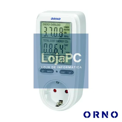 Contador De Energia 230V/16A C/ Tomada ORNO