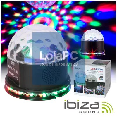 PROJETOR LUZ C/ 81 LEDS 15W 2-EM-1 PRETO IBIZA