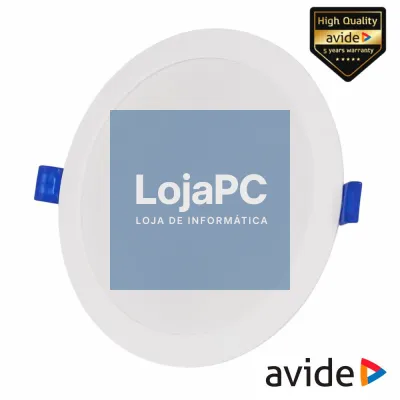 Painel LEDS Redondo 12W 145mm 3000K 1160lm AVIDE