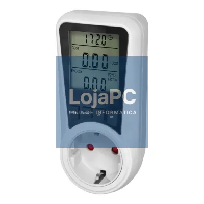 Contador de Energia Dupla Tarifa 230V/16A C/ Tomada VIRONE