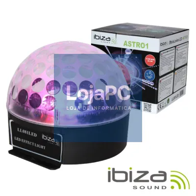 PROJETOR LUZ C/ 3 LEDS RGB 3W MIC IBIZA