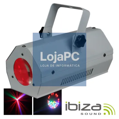PROJETOR LUZ C/ 56 LEDS RGBAW BRANCO MIC IBIZA