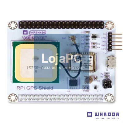 GPS Shield NEO-6M P/ Raspberry PI WHADDA