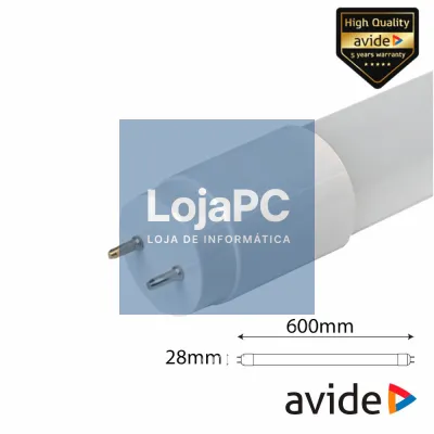 Lâmpada Tubular 9W LEDS G13 6400K 1080lm AVIDE